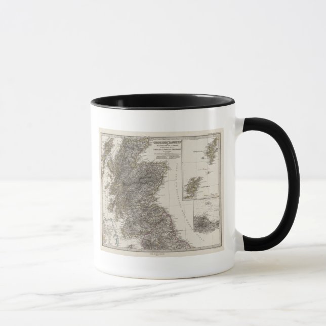 Taza Mapa 2 del Atlas de Escocia (Derecha)