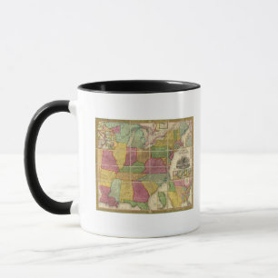Taza Mapa 4 de los Estados Unidos