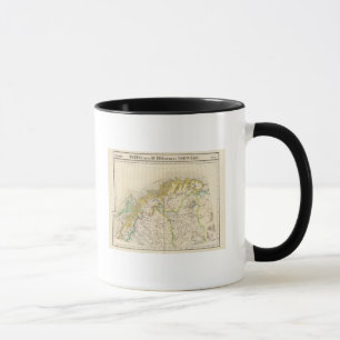 Taza Mapa Atlas de Suecia y Noruega