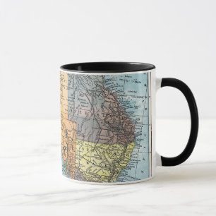 Taza MAPA: AUSTRALIA, c1890