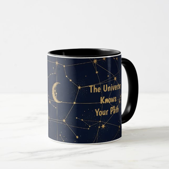Taza Mapa Celestial de Medianoche (Anverso derecho)