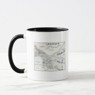 Taza Mapa chino de la gran inundación