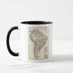 Taza Mapa compuesto de Sudamérica
