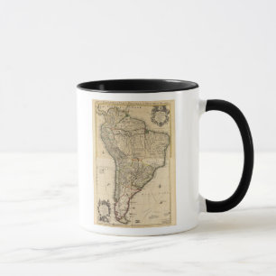 Taza Mapa compuesto de Sudamérica