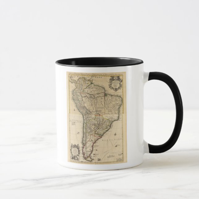 Taza Mapa compuesto de Sudamérica (Derecha)