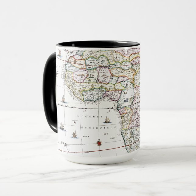 Taza Mapa de África el | 1696 (Anverso izquierdo)