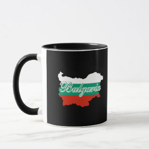 Taza Mapa de bandera de Bulgaria