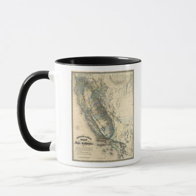 Taza Mapa de Britton y Rey de California (Izquierda)