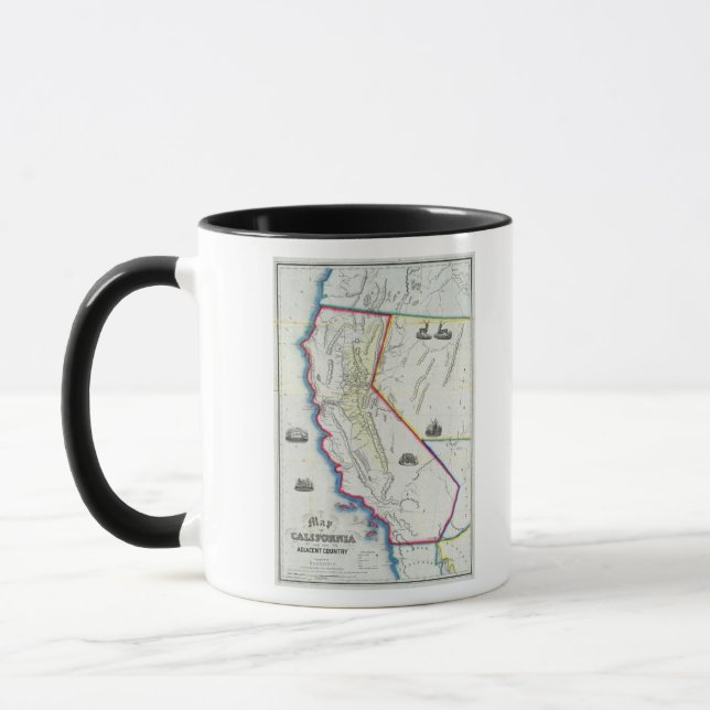 Taza Mapa de California (Izquierda)
