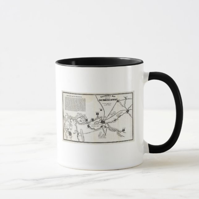 Taza Mapa de California (Derecha)