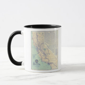 Taza Mapa de California 4