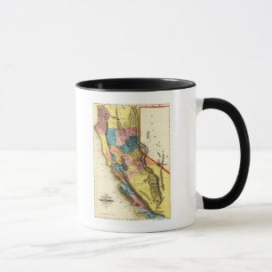Taza Mapa de CaliforniaPanoramic