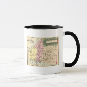 Taza Mapa de Charleston, Virginia Occidental