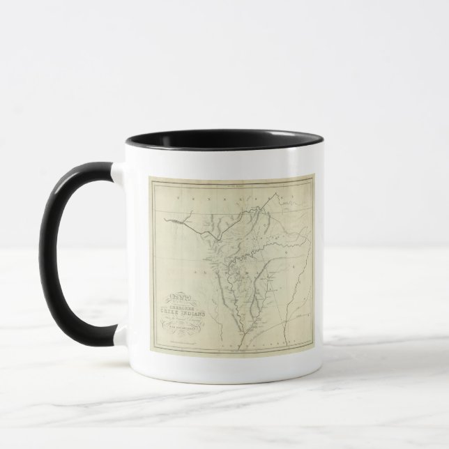 Taza Mapa de Cherokee (Izquierda)