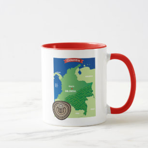 Taza Mapa de Colombia