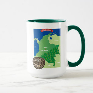 Taza Mapa de Colombia