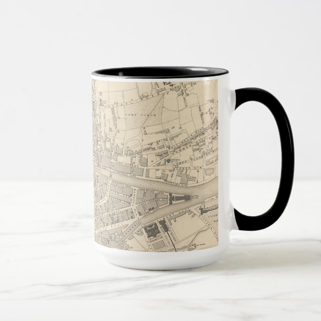 Taza Mapa de Cork, Irlanda (Derecha)