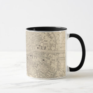 Taza Mapa de Dublín, Irlanda