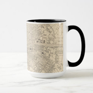 Taza Mapa de Dublín, Irlanda