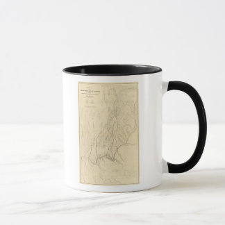 Taza Mapa de esbozo que muestra los errores