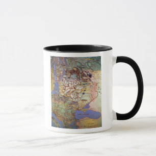 Taza Mapa de Europa Central