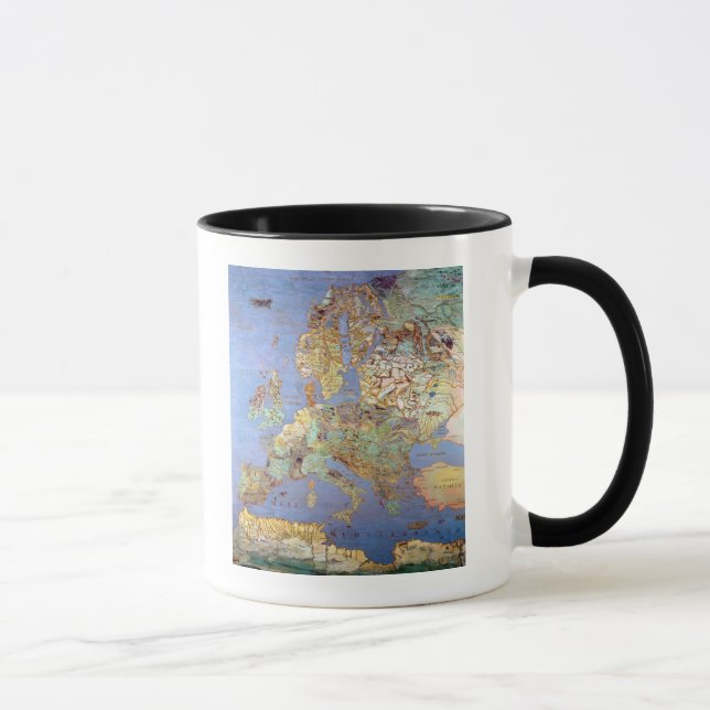 Taza Mapa de Europa del siglo XVI (Derecha)