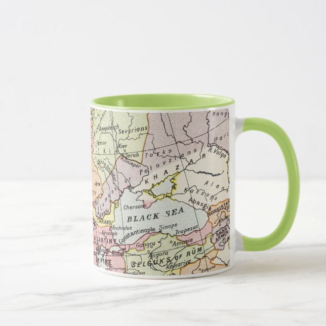 Taza Mapa de Europa el | la tercera cruzada (Derecha)
