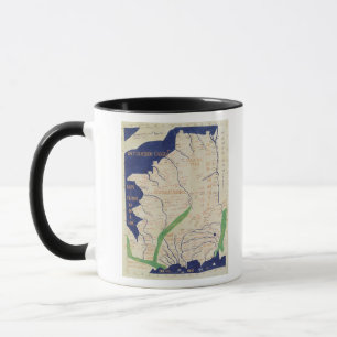 Taza Mapa de Francia, de 'Geographia