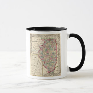 Taza Mapa de Illinois de Mitchell