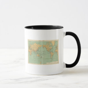 Taza Mapa de índices Nuevos atlas marinos mercantiles