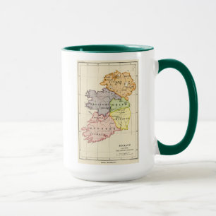 Taza Mapa de Irlanda