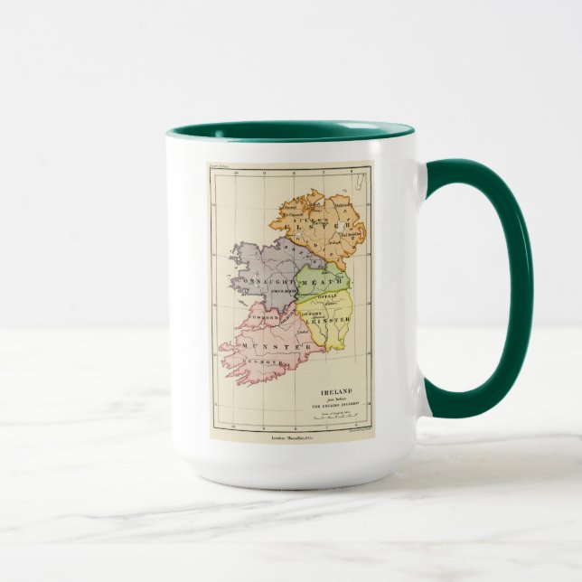Taza Mapa de Irlanda (Derecha)