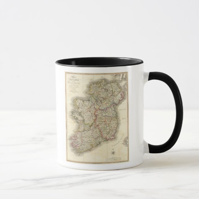 Taza Mapa de Irlanda (Derecha)