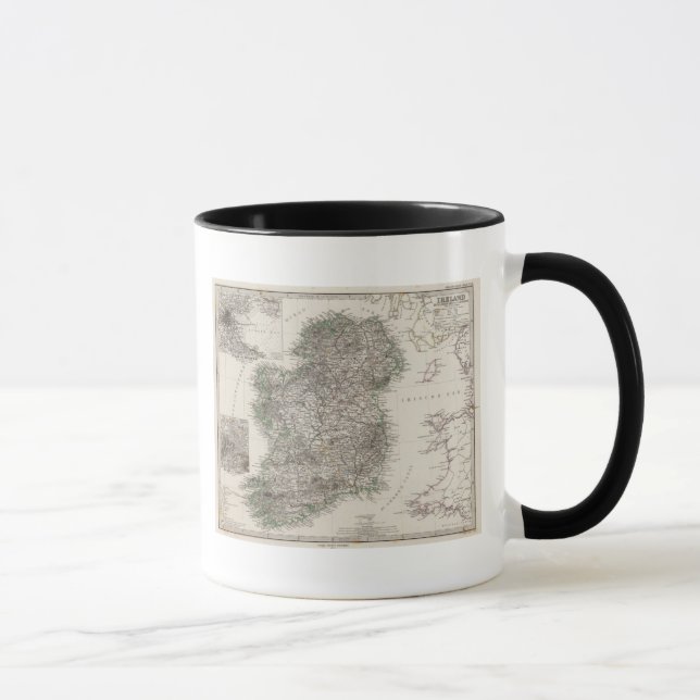 Taza Mapa de Irlanda de Stieler (Derecha)