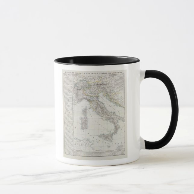 Taza Mapa de Italia (Derecha)