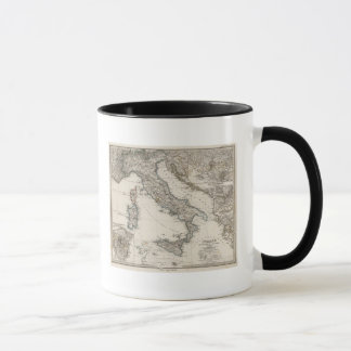 Taza Mapa de Italia de Stieler
