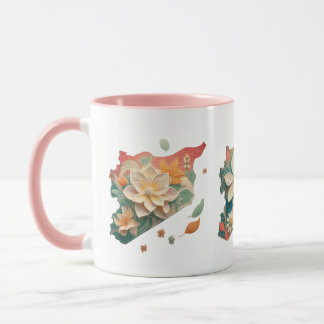 Taza Mapa de Jasmine خ・ط・ Syria س・・・・・・・ س・・・・ن.