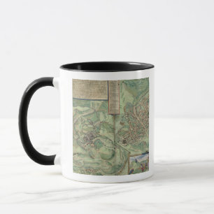 Taza Mapa de Jerusalén, de 'Civitates Orbis Terrarum