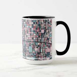 Taza Mapa de Kyoto Japón