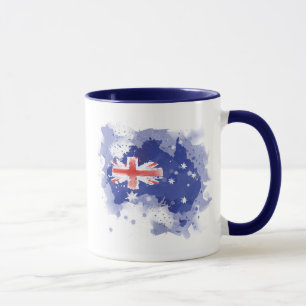 Taza Mapa de la acuarela de Australia