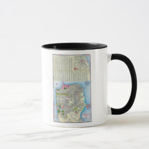Taza Mapa de la calle San Francisco