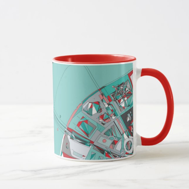 Taza Mapa de la estructura de la ciudad de Londres (Derecha)