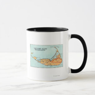 Taza Mapa de la isla