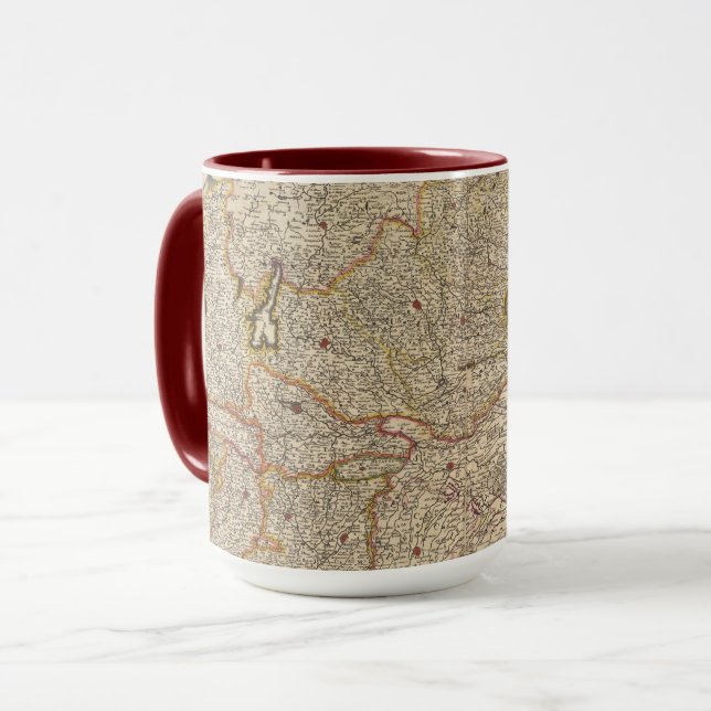 Taza Mapa de la región de Venecia, Italia (Anverso izquierdo)