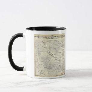 Taza Mapa de la sección del condado T19S R27E de Tular