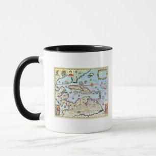 Taza Mapa de las islas caribeñas