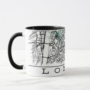 Taza Mapa de Londres