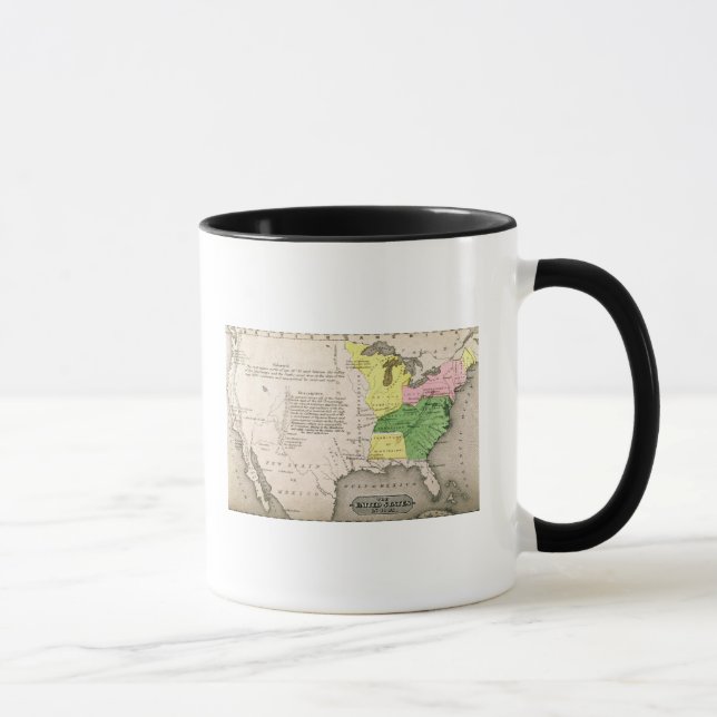 Taza Mapa de los Estados Unidos (Derecha)