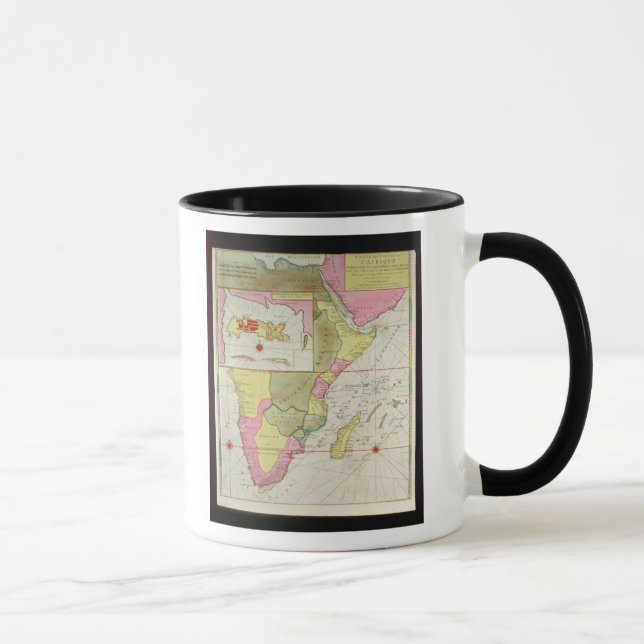 Taza Mapa de los países de África (Derecha)