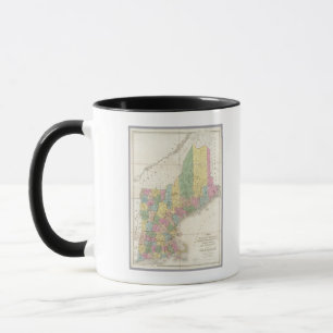 Taza Mapa de Maine, New Hampshire, Vermont